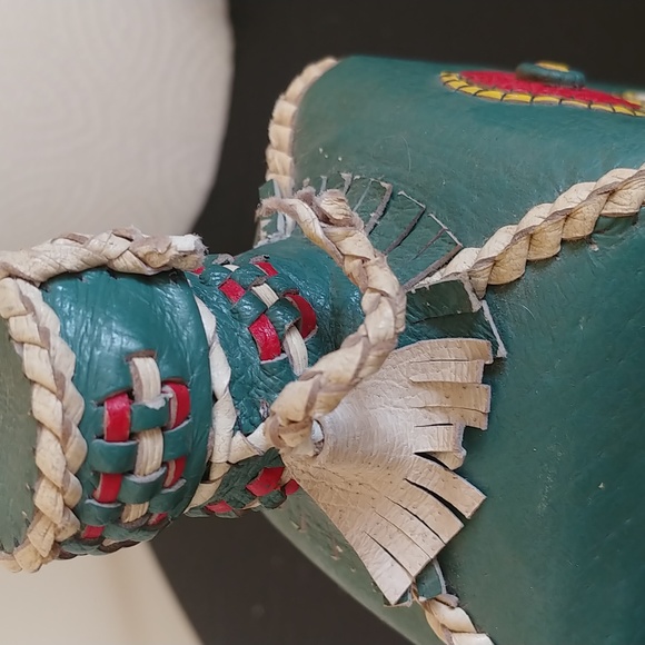 Leather encased bottle - Picture 2 of 3